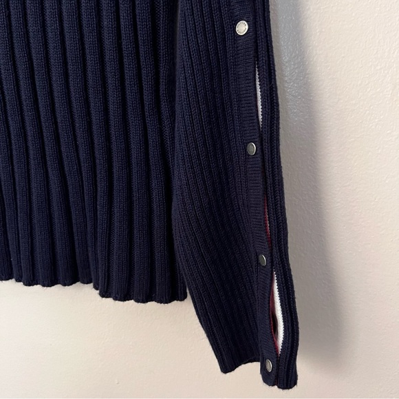 Navy Blue Tommy Hilfiger Turtleneck Sweater - Picture 4 of 10